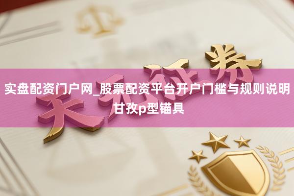 实盘配资门户网_股票配资平台开户门槛与规则说明 甘孜p型锚具