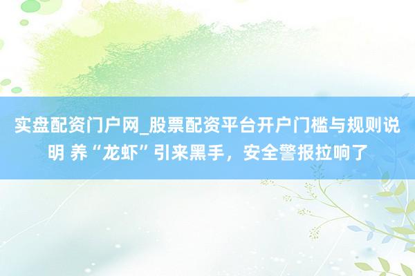实盘配资门户网_股票配资平台开户门槛与规则说明 养“龙虾”引来黑手，安全警报拉响了